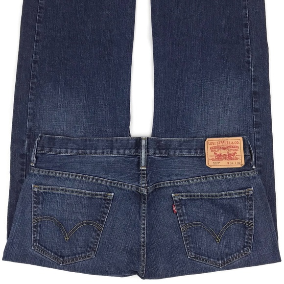 Levi's 569 Loose Straight Fit Denim Jeans Sz 36x31 - Picture 3 of 8